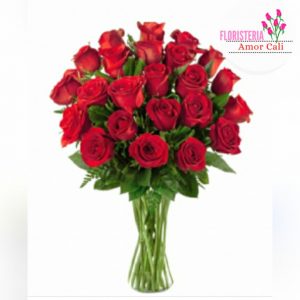 Arreglo floral en jarrón