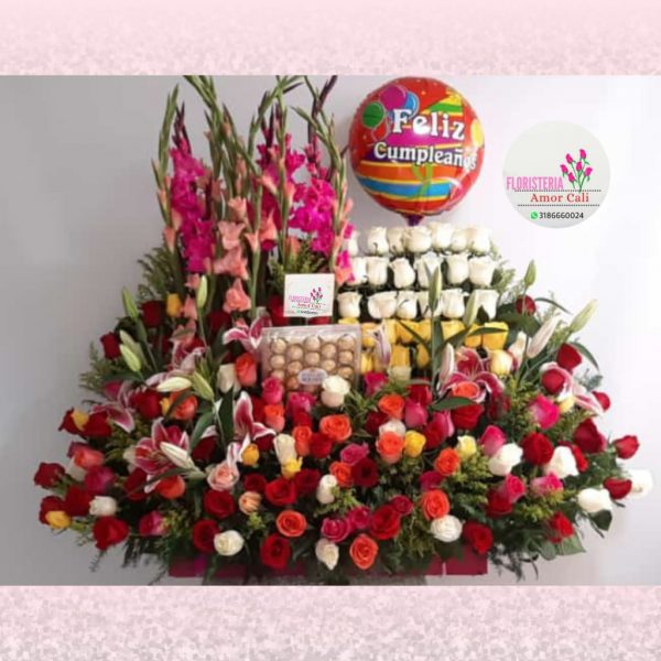 Arreglo floral especial de cumpleaños