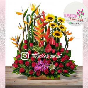 Arreglo floral flores surtidas
