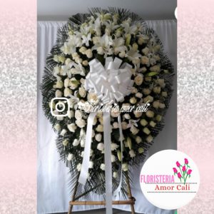 corona fúnebre deslumbre