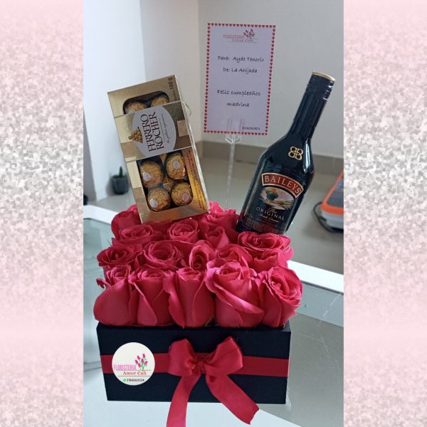 detalle floral ejecutivo crema de whiskys