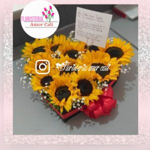 detalle floral en girasoles -