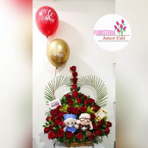arreglo floral de amor
