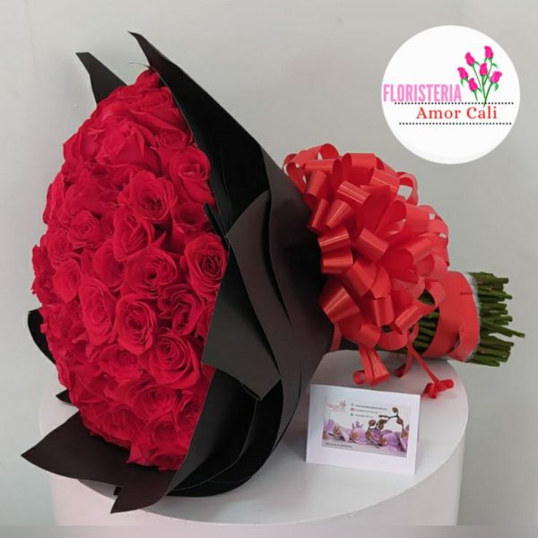 bouquet de 100 rosas