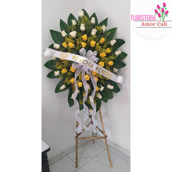 corona fúnebre personalizada