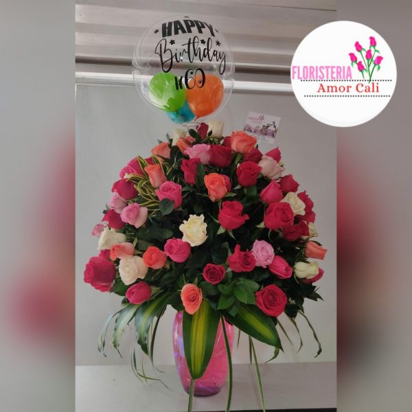 jarrón de cumple años
